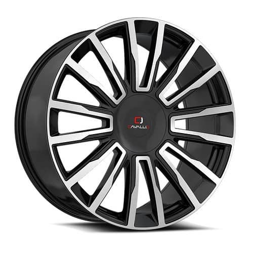 Cavallo CLV-47 Gloss Black Machined (CLV47208561351397+25BM)