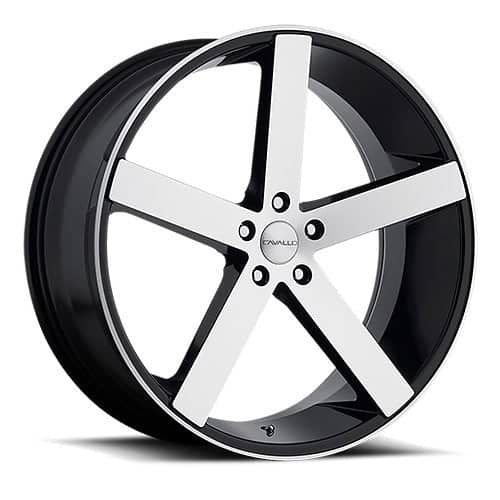 Cavallo CLV-5 Gloss Black Machined (CLV518805112+35BM)