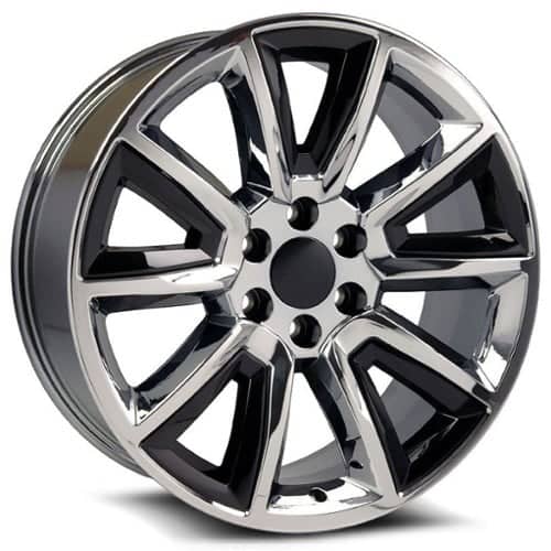 O.E. Revolution C-08 Chrome w/Gloss Black Inserts (C082290655+31CBIS)