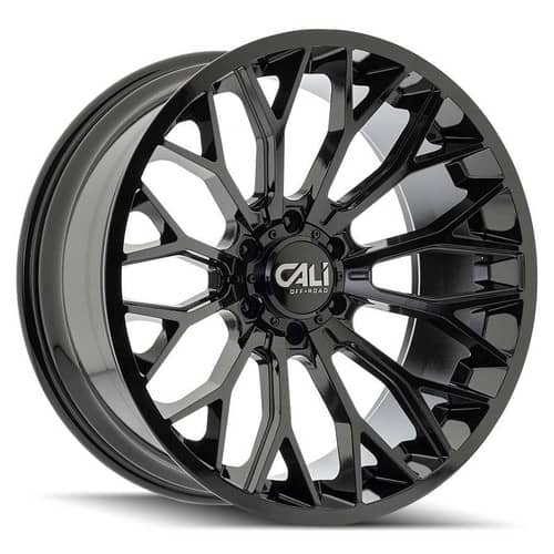 Cali Off-Road Evoke 9119 24x12 8x165.1 -25 ET 125.2 CB Gloss Black (9119-24281GB-25)