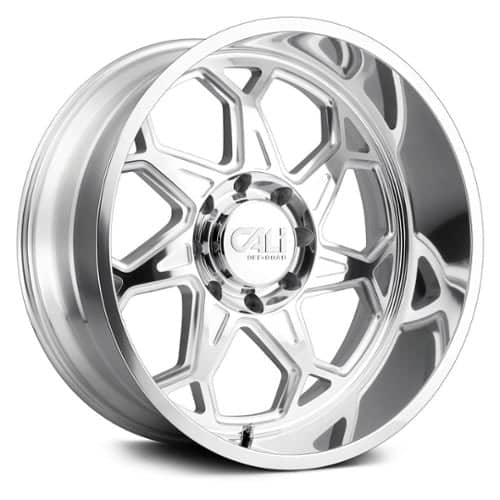 Cali Off-Road Sevenfold 9111 20x10 8x170 -25 ET 130.8 CB Polished (9111-2170P)