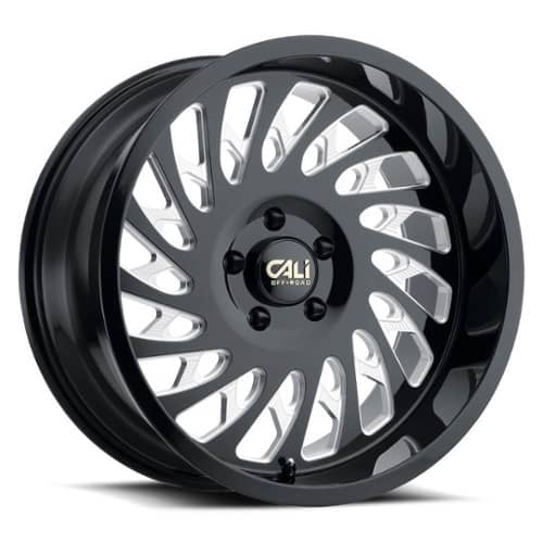 Cali Off-Road 9108 Switchback Gloss Black with Milled Spoke (9108-2273BM)