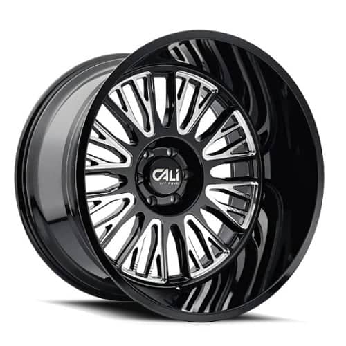 Cali Off-Road 9116 Vertex 20x10 8x170 -25 ET 125.2 CB Black Milled (9116-2170BM)