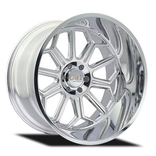 Cali Off-Road 9117 Auburn 22x12 8x165.1 -51 ET 125.2 CB Polished (9117-22281P)
