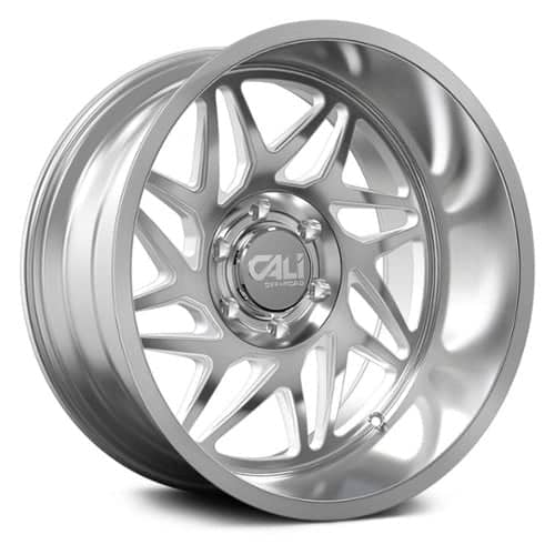 Cali Off-Road Gemini 9112 20x9 6x139.7 0 ET 106 CB Brushed & Clear Coated (9112-2983BGC)
