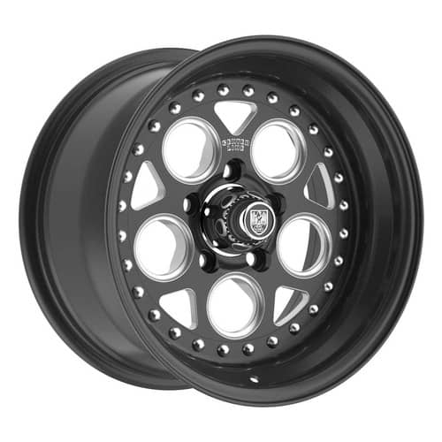 Centerline 001BM Rev 2.0 15x8 5x114.3 0 ET 81 CB Satin Black Milled Windows (001BM-58065+00)