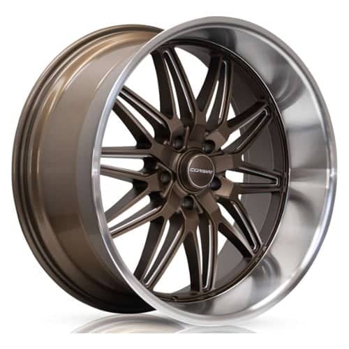Corsart Alcatraz 22x8.5 5x135 6 ET 87.1 CB Matte Bronze Milled with Diamond Cut Lip (R509228586500)