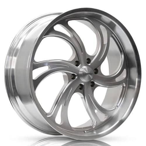 Corsart Argon 6 24x9 6x135 24 ET 87.1 CB Brushed Milled/Diamond Cut Lip (R501249089600L)