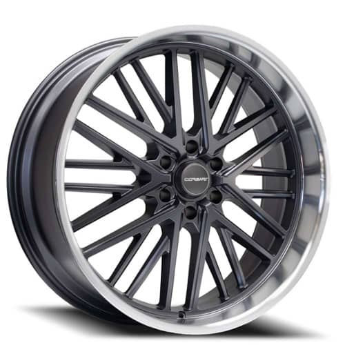 Corsart Kingpin 6 24x9 6x135 24 ET 87.1 CB Matte Gunmetal with Diamond Cut Lip (R505249089600)