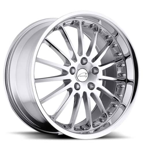 Coventry Whitley 20x8.5 5x108 42 ET 63.3 CB Chrome (2085COW425108C63)