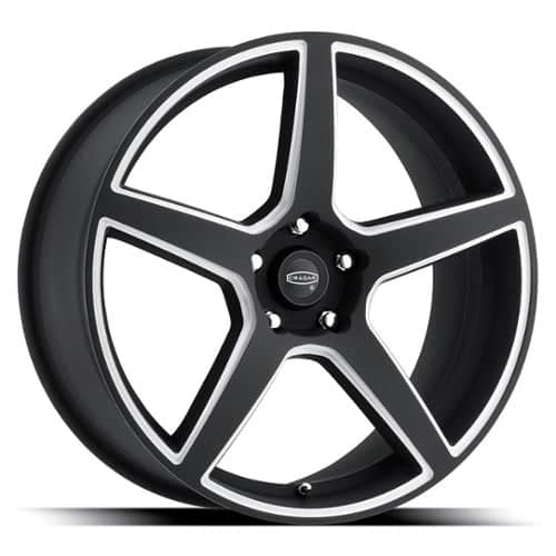 Cragar 620BMBC Modern Muscle Black w/ Machined Accents (620BMBC0852453)