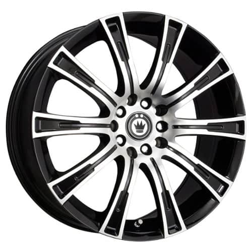 Konig Crown Gloss Black / Machined Face (CW67T20355)