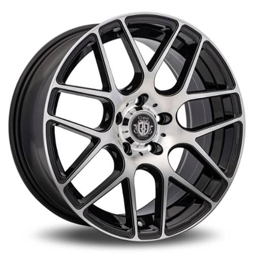 Curva C7 Black with Machined Face (C7-19951204072BMF)