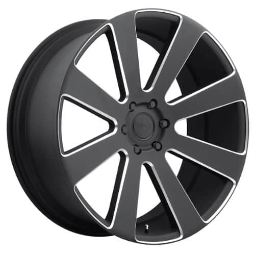 Dub 8-Ball (S187) 24x10 6x135 30 ET 87.1 CB Black & Milled (S187240089+30)