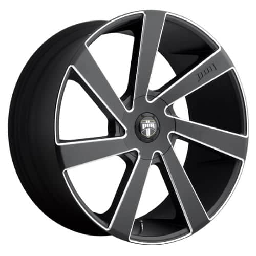 Dub Directa (S133) 22x9.5 5x115/5x120.65 15 ET 72.56 CB Matte Black Milled (S133229506+15)