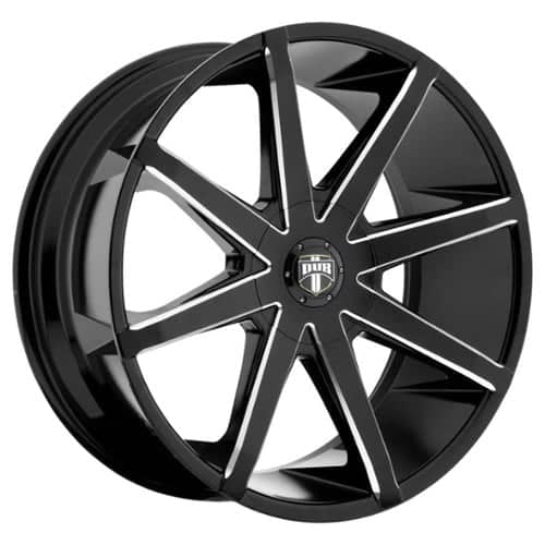Dub Push (S109) 20x8.5 6x135/6x139.7 25 ET 87.1 CB Gloss Black / Milled (S109208597+25)