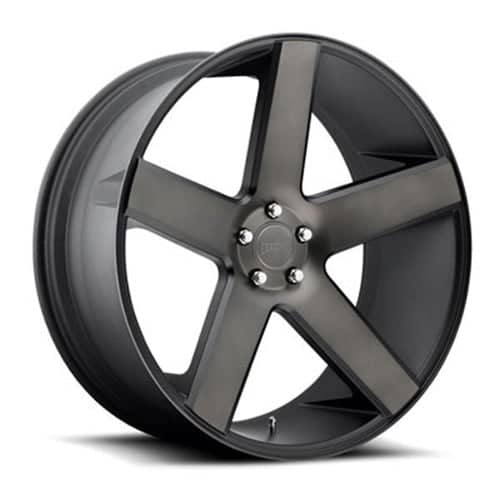Dub Baller (S116) 22x9.5 5x115 13 ET 71.5 CB Matte Black & Machined (S116229590+13)
