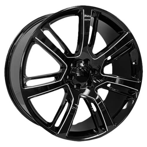 O.E. Revolution D-04 Gloss Black Milled (D042610655+31BMW)