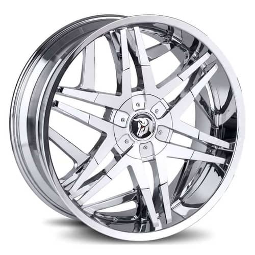Diablo Turbine 24x10 Blank 5 Lug 35 ET 73.1 CB Chrome (TURB-241BLNK3578)