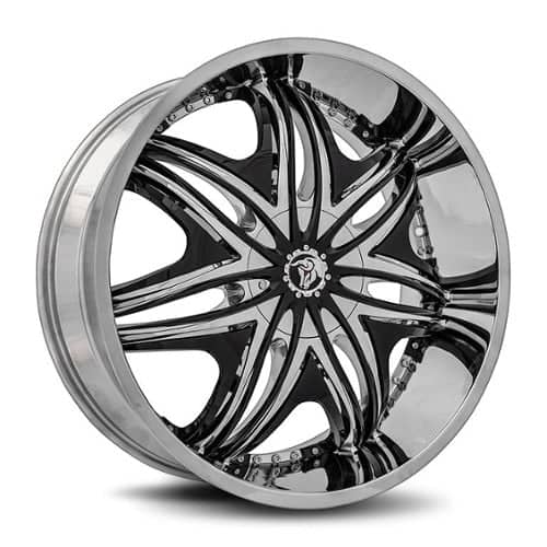 Diablo Morpheus Chrome Black Inserts (MOR-229BLNK1373)