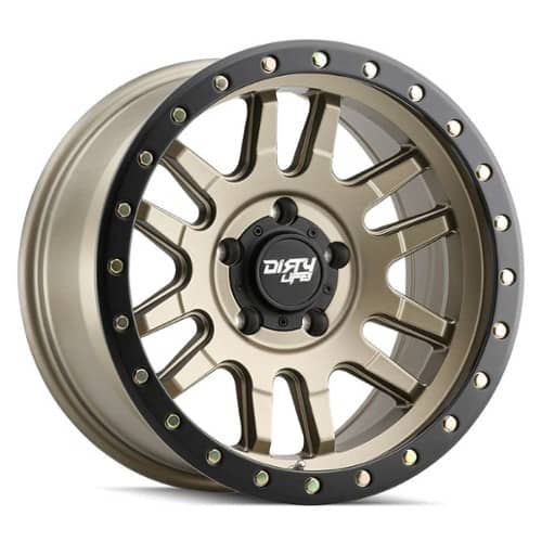Dirty Life Canyon Pro 9309 Satin Gold with Black Lip (9309-7973MGD12)