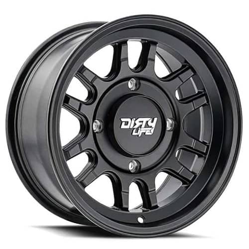 Dirty Life Canyon Pro 9310S UTV 14x7 Blank 4 Lug 13 ET 106.2 CB Matte Black (9310S-4799MB)