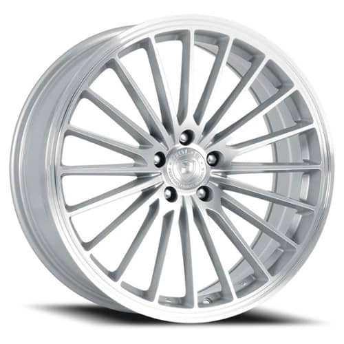 Dolce Ghost 20x8.5 5x114.3 38 ET 73.1 CB Gloss Silver/Machined Face (GHOST28554GSF)