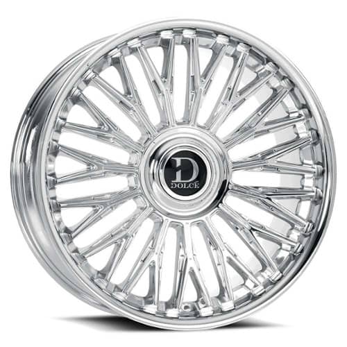 Dolce Lusso 24x10 6x135 / 6x139.7 25 ET 87.1 CB Chrome (LUSSO241036C25)