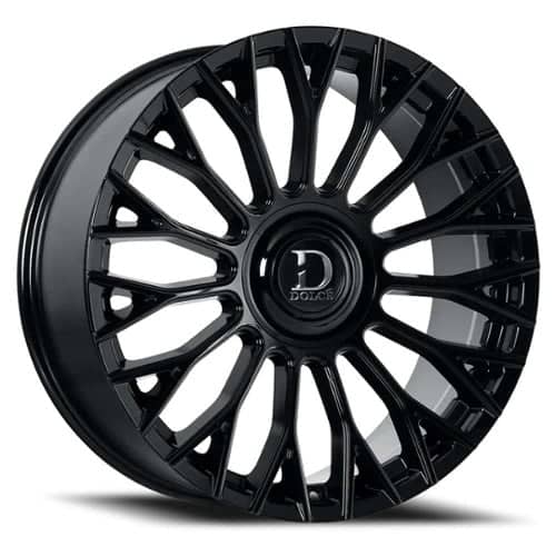 Dolce Roma 24x9 6x135 / 6x139.7 15 ET 87.1 CB Gloss Black (ROMA249036GB15)