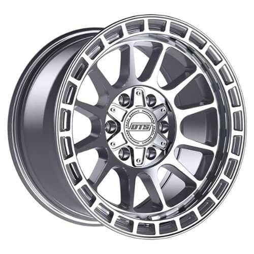 Dropstars Trail Series 606MS 17x8.5 8x170 0 ET 125.2 CB Machined and Silver (606MS-7858900)