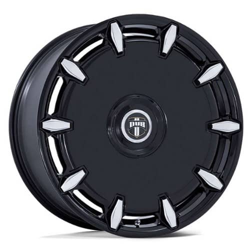 Dub Cheef (DC271) 24x10 6x135/6x139.7 30 ET 100.3 CB Gloss Black Milled (DC271BE24106630)