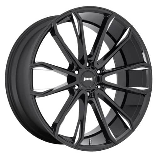 Dub Clout (S252) 24x10 6x139.7 30 ET 106.1 CB Gloss Black Milled (S252240084+30)