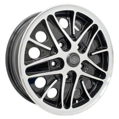 Empi Cosmo 15x5.5 45 ET 73 CB Gloss Black/Polished Lip/Spokes (10-1083-0)