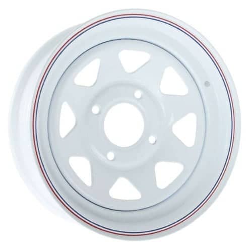 Empi VW Baja Bug 4Lug 15x6 6 ET 73 CB White (10-1003-0)