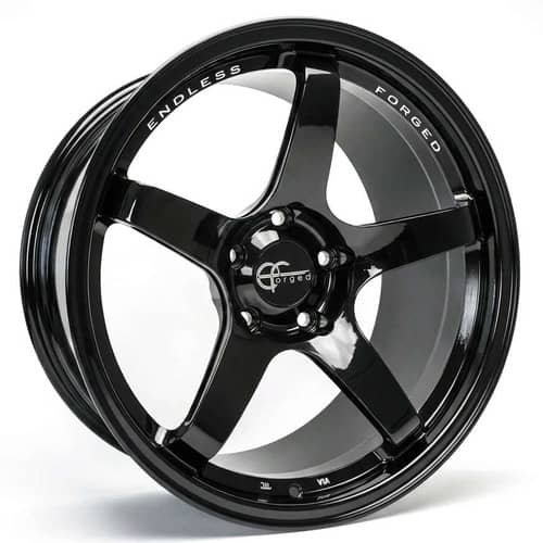 Endless Forged F01 18x9.5 5x120 38 ET 64.1 CB Glossy Black (F01-89512-38-MBK)