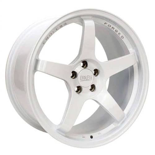 Endless Forged F01 18x9.5 5x100 40 ET 73.1 CB Glossy White (F01-89580-40-WHT)