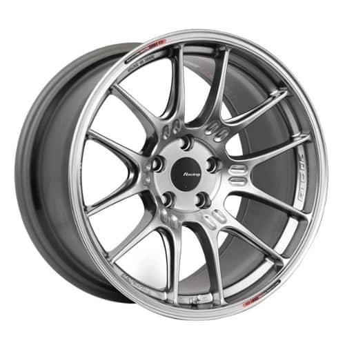 Enkei GTC02 18x9.5 5x112 22 ET 66.5 CB Hyper Silver (534-895-4422HS)