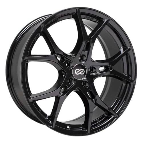 Enkei Vulcan 19x8 5x114.3 45 ET 72.56 CB Gloss Black (517-980-6545BK)