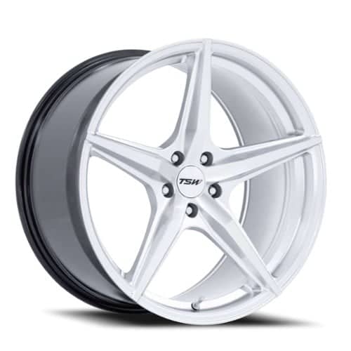 TSW Alloy Esprit 18x9.5 5x112 22 ET 66.56 CB Hyper Silver (TW007SD18955722)