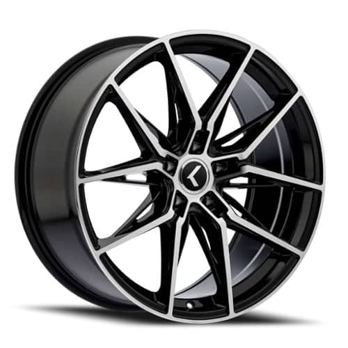 Kraze Evolve 18x8.5 5x112 40 ET 66.56 CB Gloss Black (KR196-8845BM40)