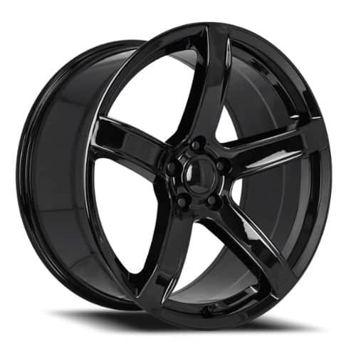 Factory Reproductions FR 77F 20x11 5x115 -2 ET Satin Black (77011021503F)