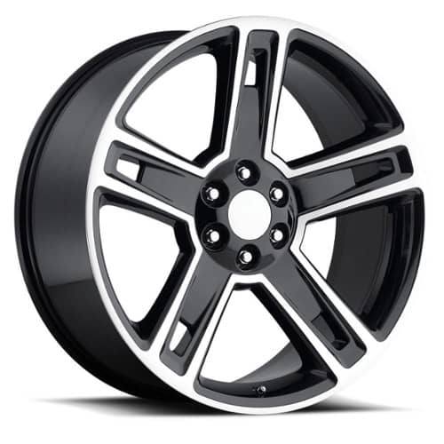 Factory Reproductions FR 34 Chevy Silverado Silverado Black Machine Face (34290246507)