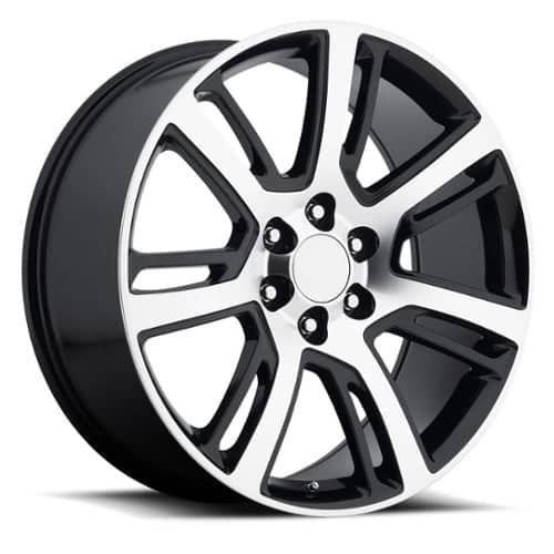 Factory Reproductions FR 48 Cadillac Escalade Black Machined Face (48410316507)
