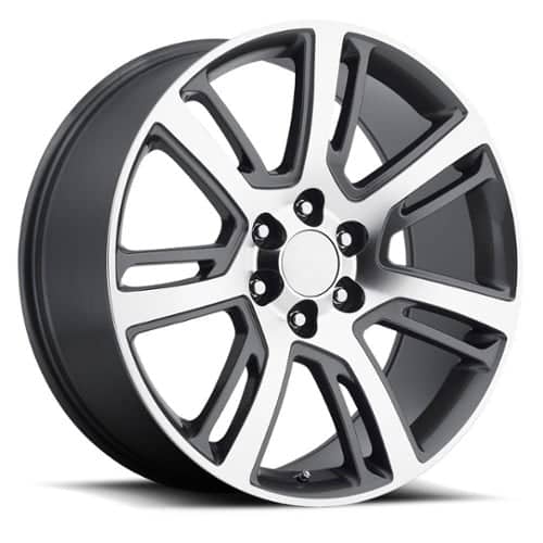 Factory Reproductions FR 48 Cadillac Escalade Gray Machined Face (48290316510)