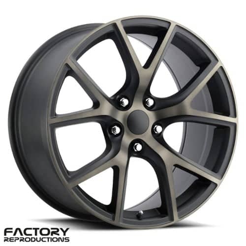 Factory Reproductions FR 75 Jeep Trackhawk Satin Black/Machined Face (75010505023)
