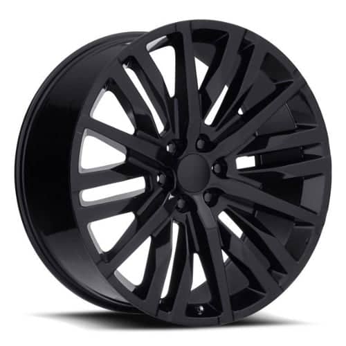 Factory Reproductions FR 97 GMC Split-6 Spoke Gloss Black (97290286502)