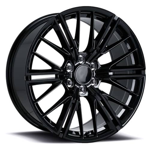 Factory Reproductions FR 28F GM Truck 22x9.5 6x139.7 24 ET 78.1 CB Gloss Black (28295246502F)