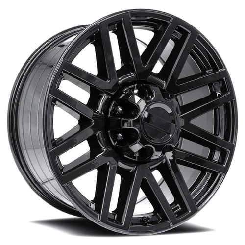 Factory Reproductions FR 751 Super Duty Closed Cap 22x9 8x170 40 ET 125 CB Gloss Black (751290407002)