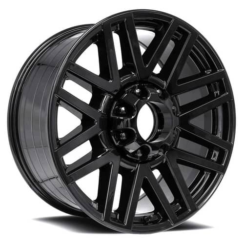 Factory Reproductions FR 751 Super Duty Open Cap 22x9 8x170 40 ET 125 CB Gloss Black (751290407002OE)
