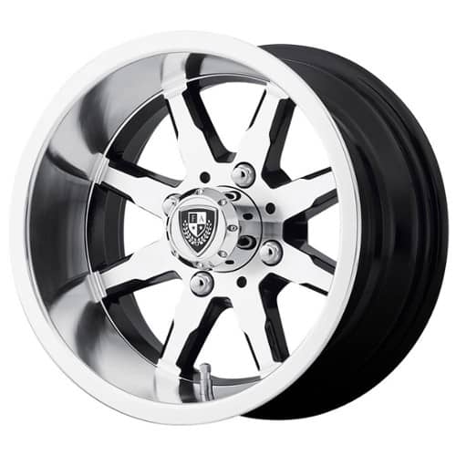 Fairway Alloy FA142 Shift 12x6 4x101.6 -30 ET 70.7 CB Machined Gloss Black (FA-142-M)